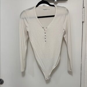 Abercrombie & Fitch Soft A&F Cozy Long sleeve bodysuit